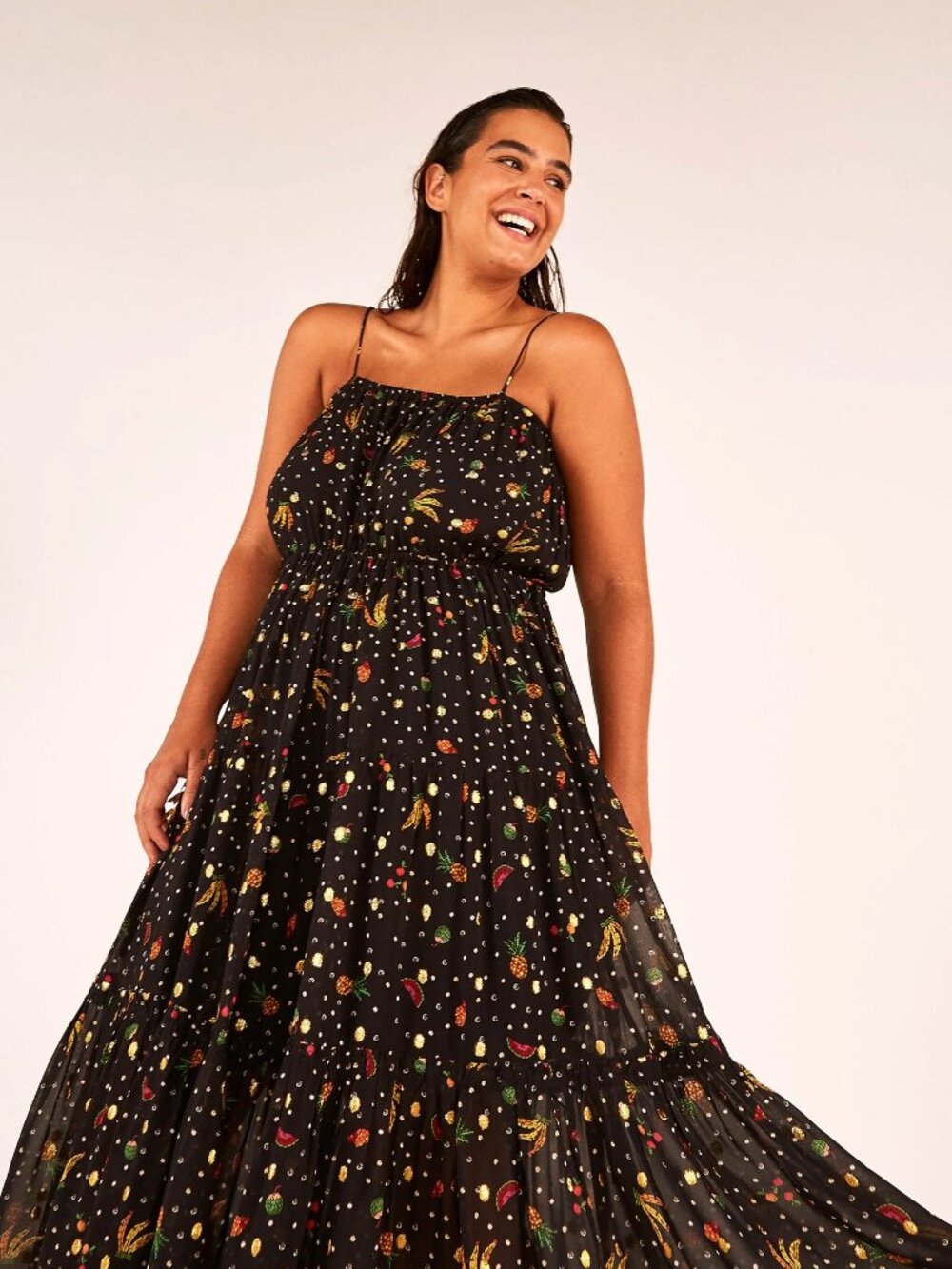 FARM Rio NWT Tiny Fruits Midi Dress